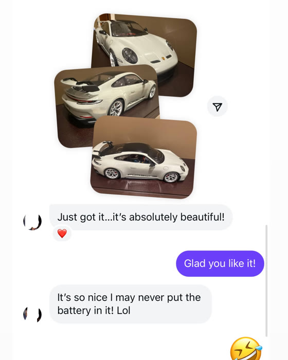 Client DM — white Porsche 911 GT3 replica